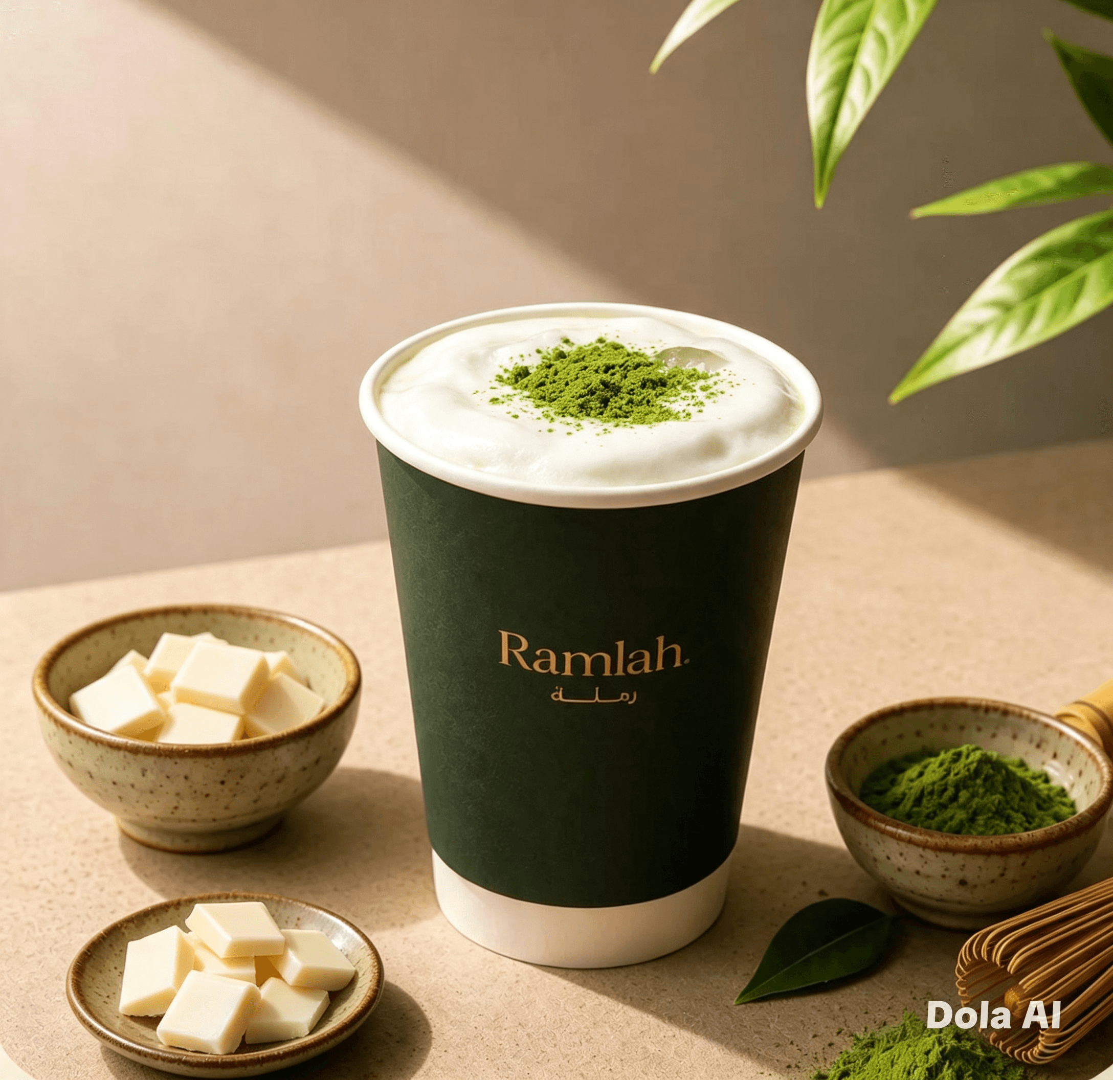 Loaded matcha specialty coffee